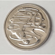 AUSTRALIA 1987 . TWENTY 20 CENTS COIN . PLATYPUS
